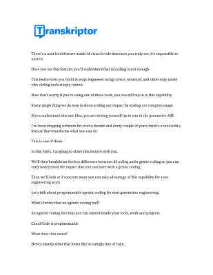 AI Coding is NOT ENOUGH Claude Codes NEXT LEVEL Agentic Codi.pdf